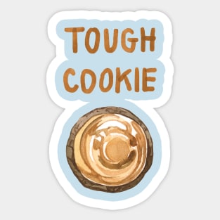 Tough Caramel Cookie Sticker